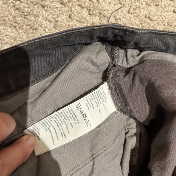 PRANA Shorts Size 6 Two Tone Gray 97% Cotton Some Stretch Front Pockets - Picture 10 of 14